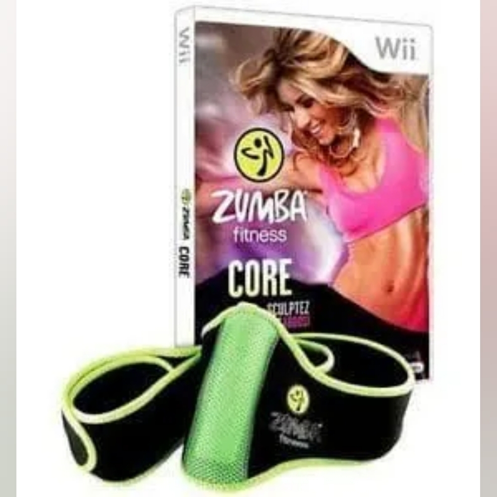 Nintendo Wii Zumba Fitness Core w/Fitness Belt (NWOT)